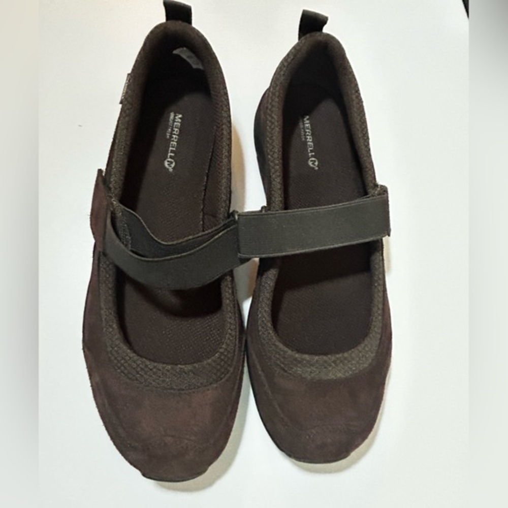 Merrell Jungle Moc Sport Mary Jane Flat | Brown women’s US 5W‎ previously loved.